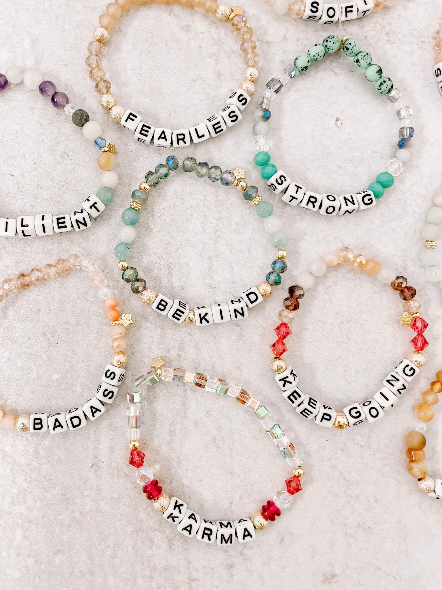 Be the change affirmation bracelet