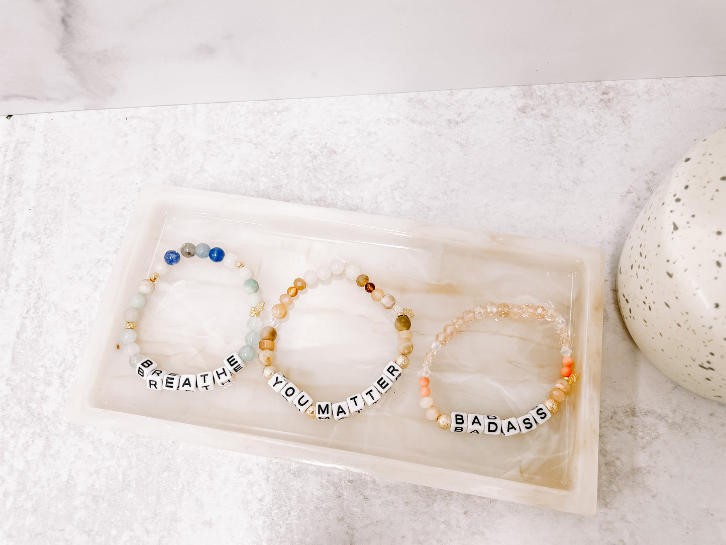 Badass affirmation bracelet