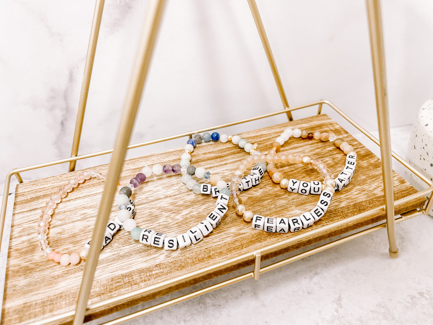 Fearless affirmation bracelet