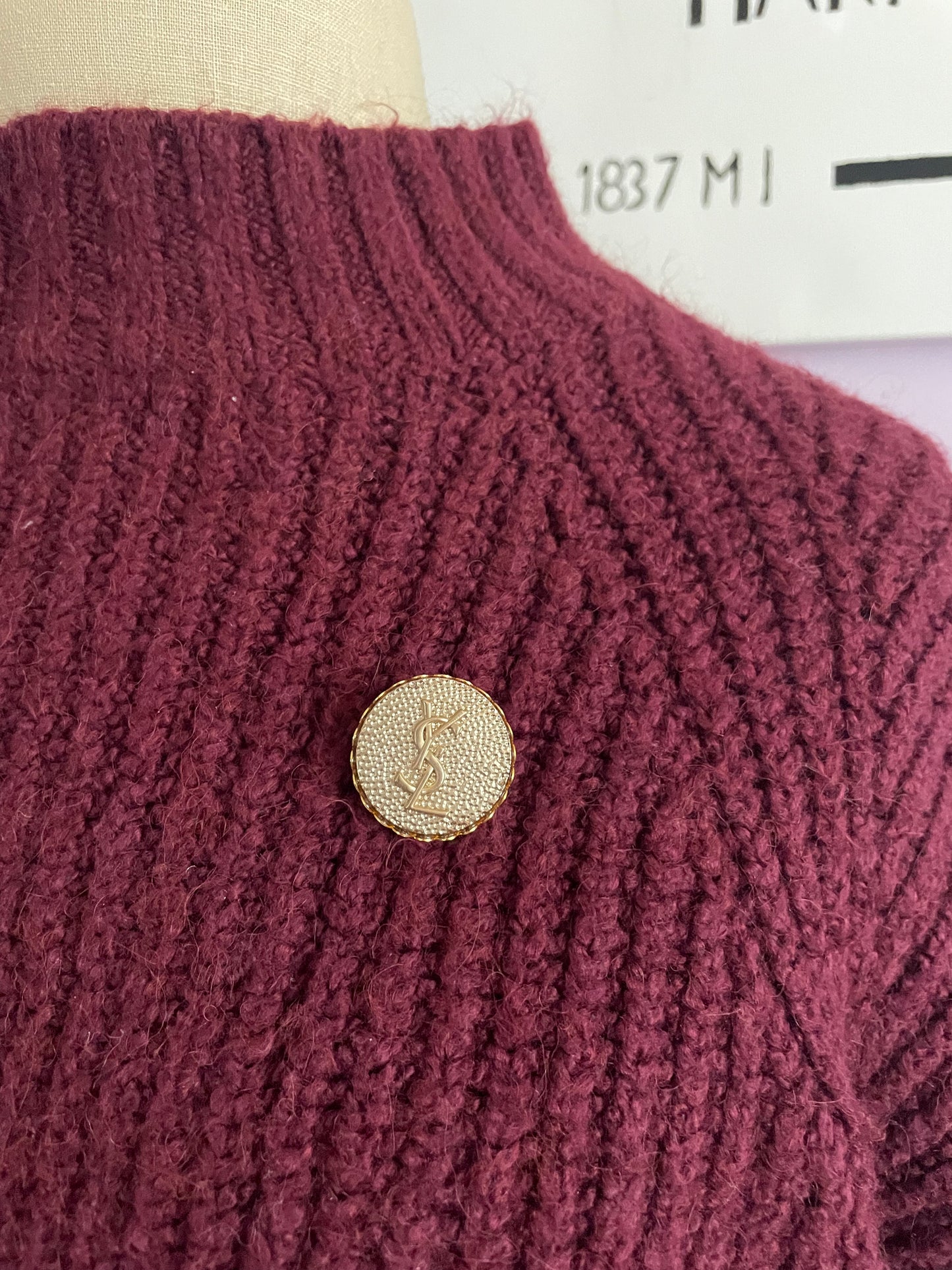 Vintage repurposed brooch pin