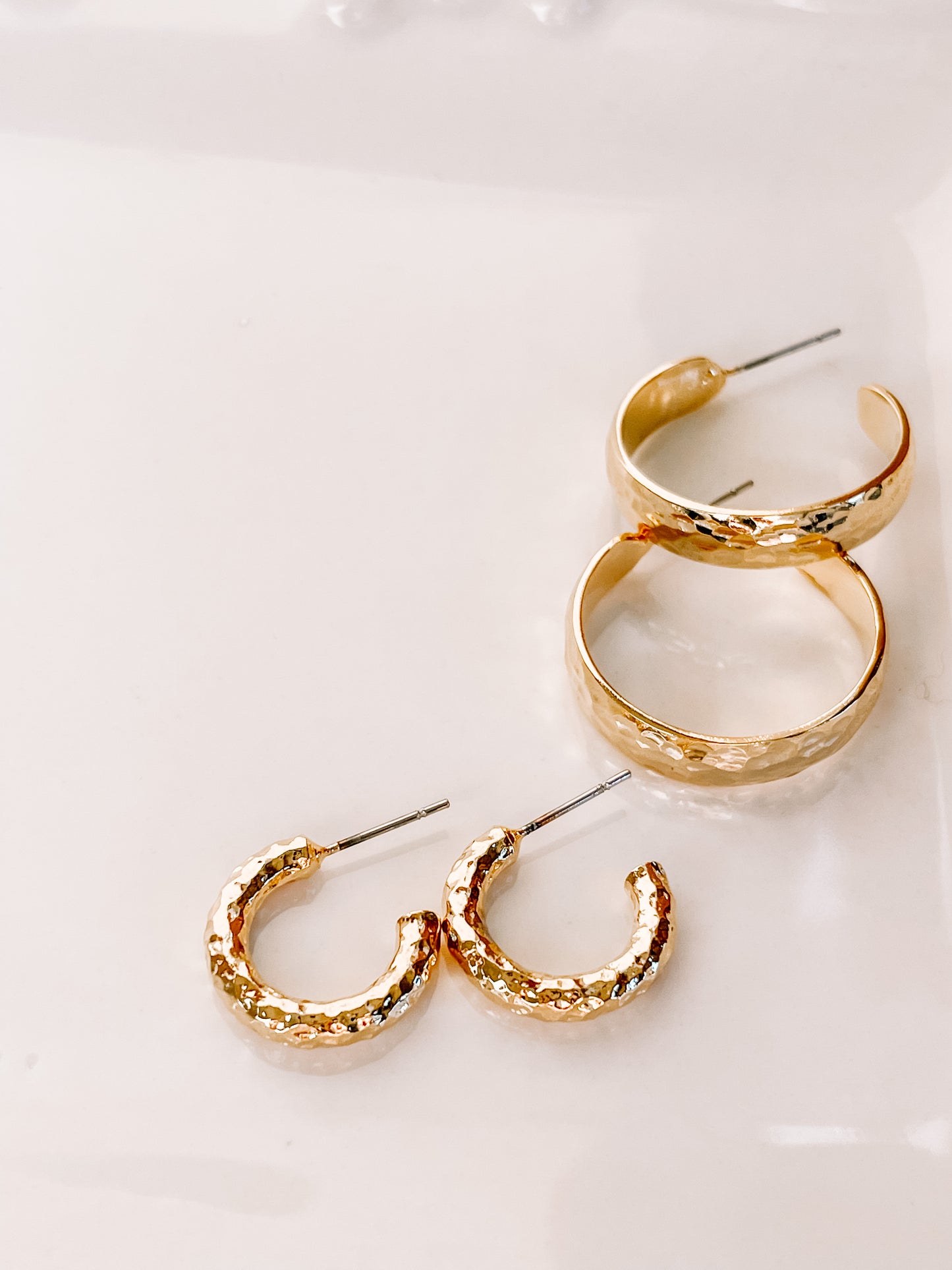 Golden girl hoop earrings