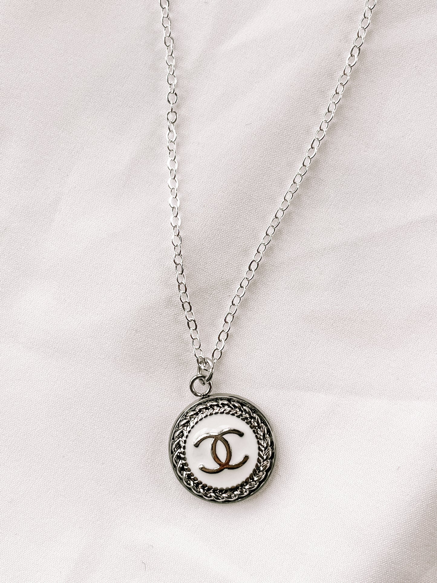 Repurposed Chanel Pendant necklace