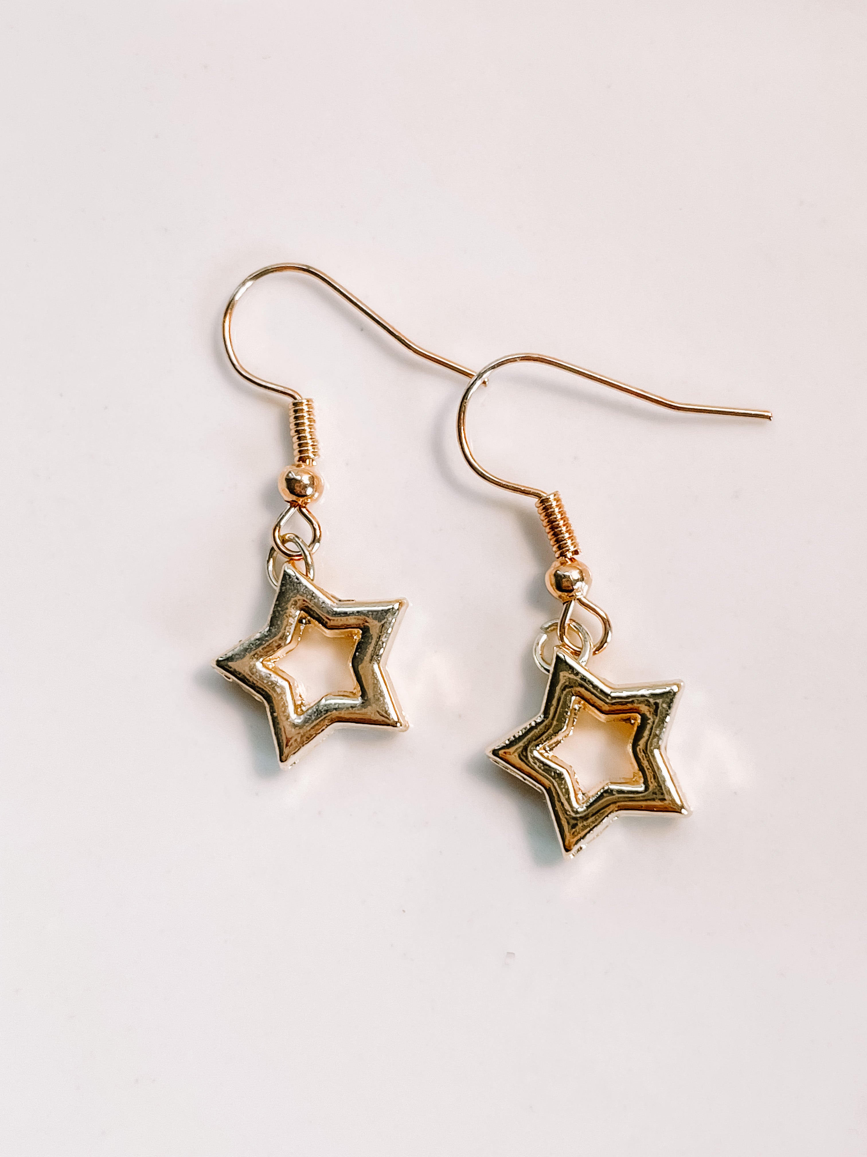 Silver Star Earrings