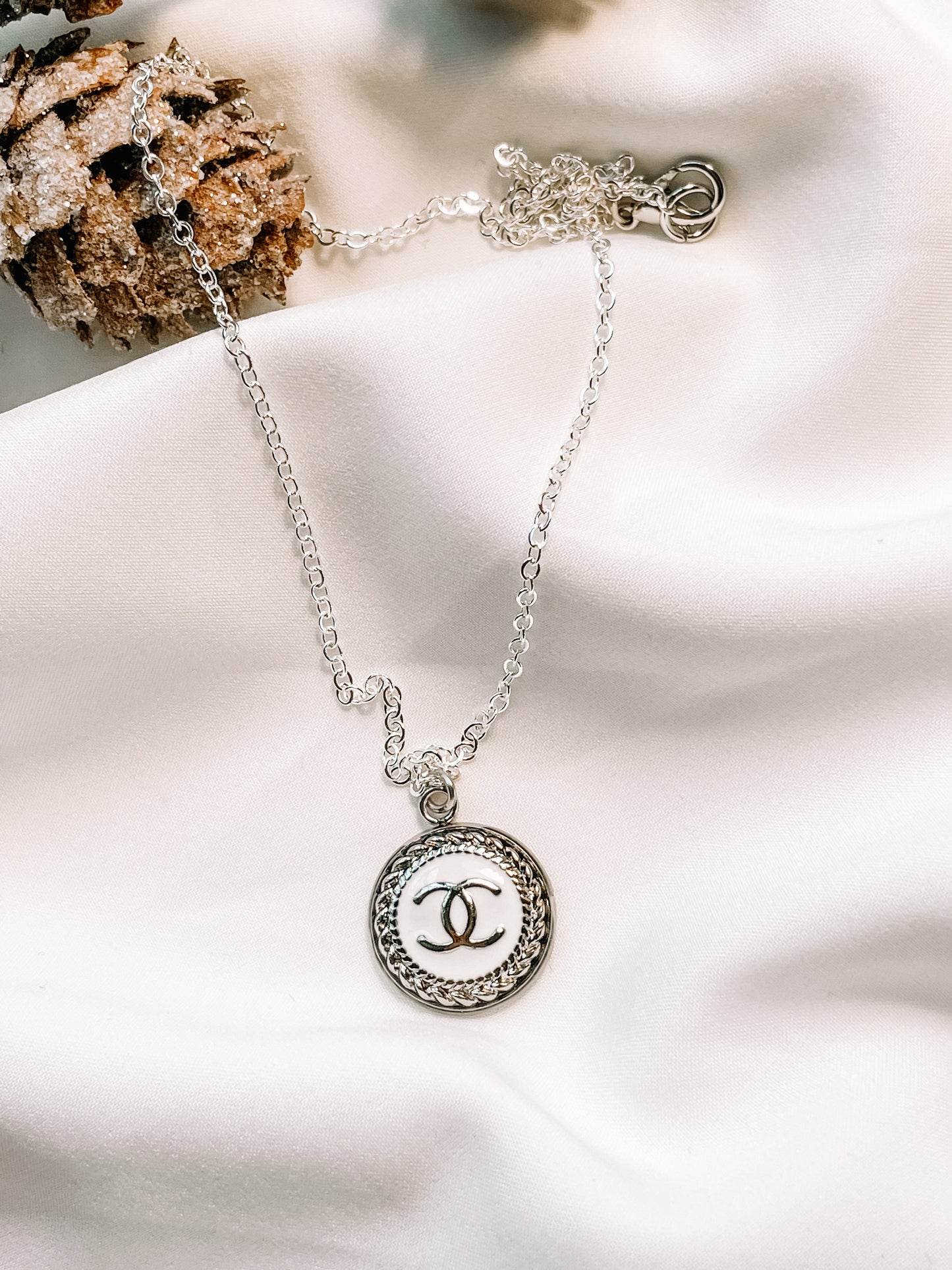 Repurposed Chanel Pendant necklace